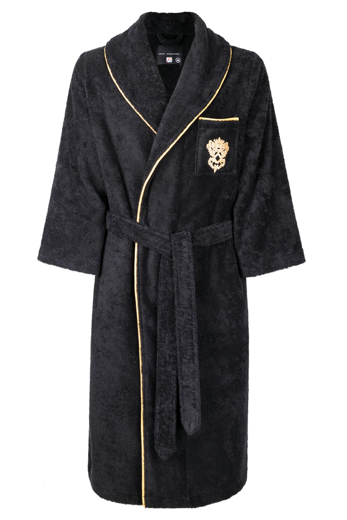 Luxurious Shawl Collar Bathrobe with Plush Slippers & Hand Towel Set - Ultra Soft European Crafted Spa Collection for Women & Men - Perfect for Relaxation, Home Spa & Hotel Luxury