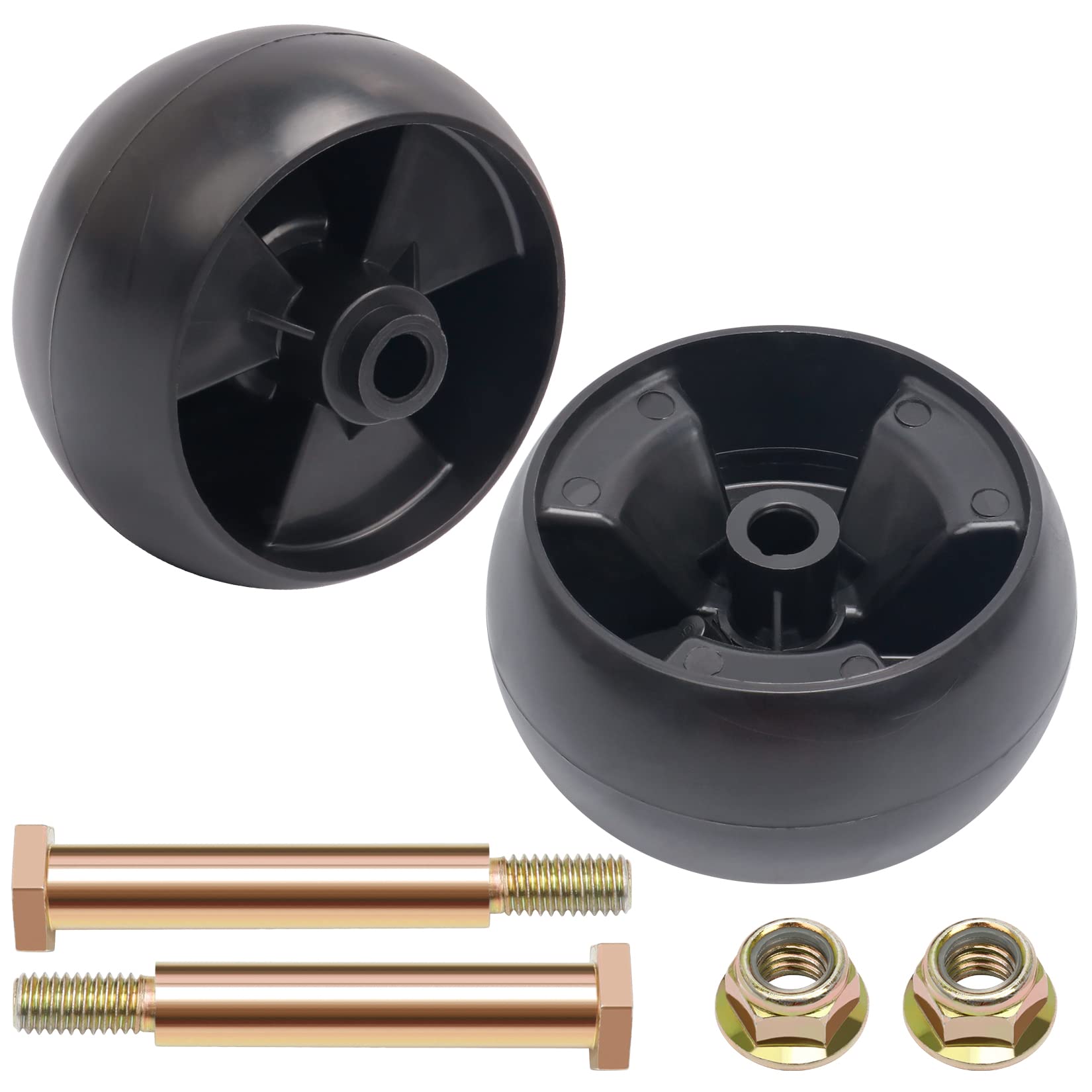 Cub Cadet Mower Deck Wheel Kit - 2 Pack for Troy Bilt Craftsman MTD    (Note: This optimized title keeps the core brands (Cub Cadet, Troy Bilt, Craftsman, MTD) while being more concise. It highlights the product type (Mower Deck Wheel Kit) and quantity (2 Pack), staying under 30 words. The original part numbers were removed for brevity as they're less important for SEO than the brand names.)