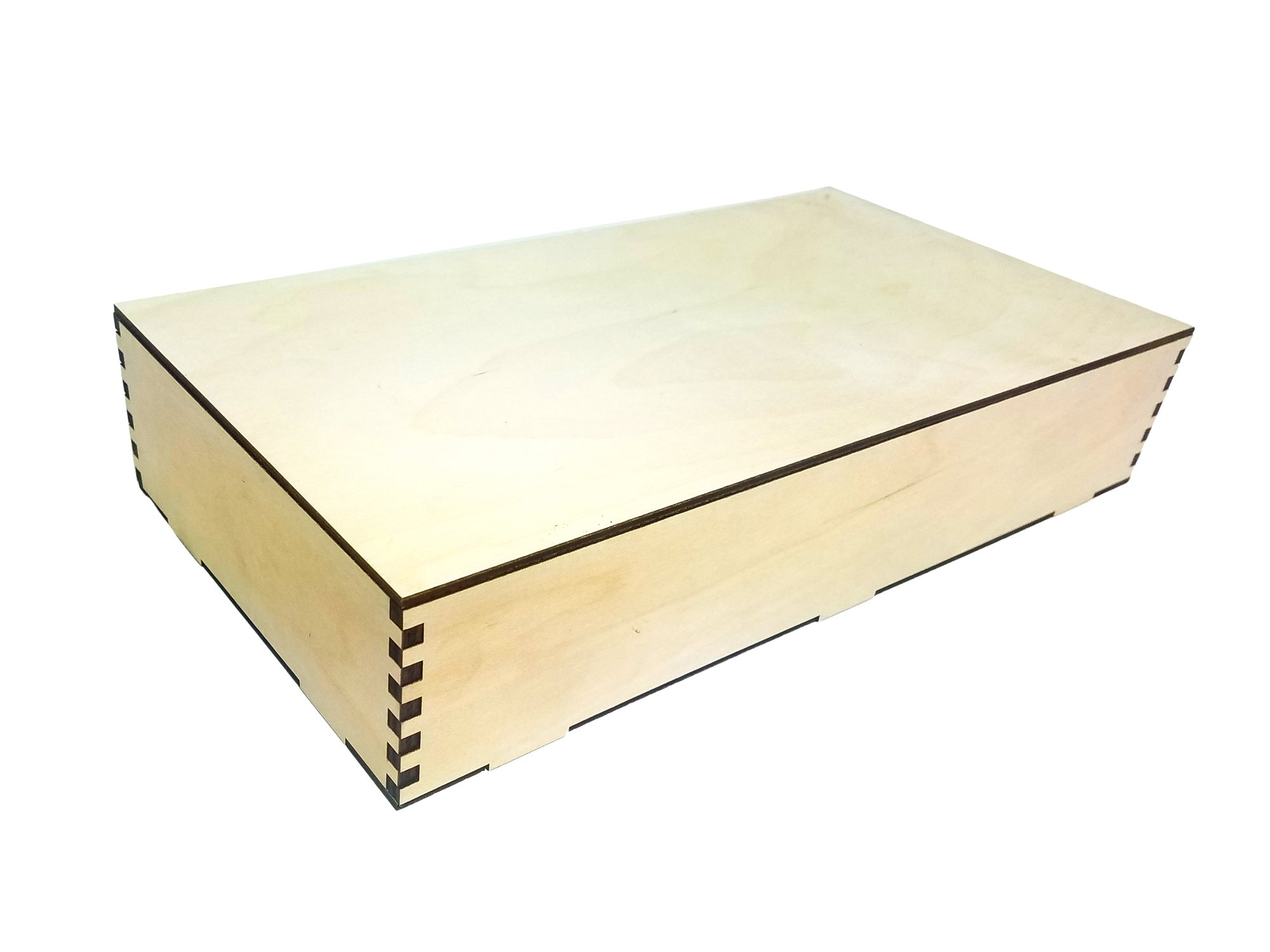 Premium Acoustic Box Kit - License Plate Size with Box Jointed Side Panels for Home Theater & DIY Speaker Projects