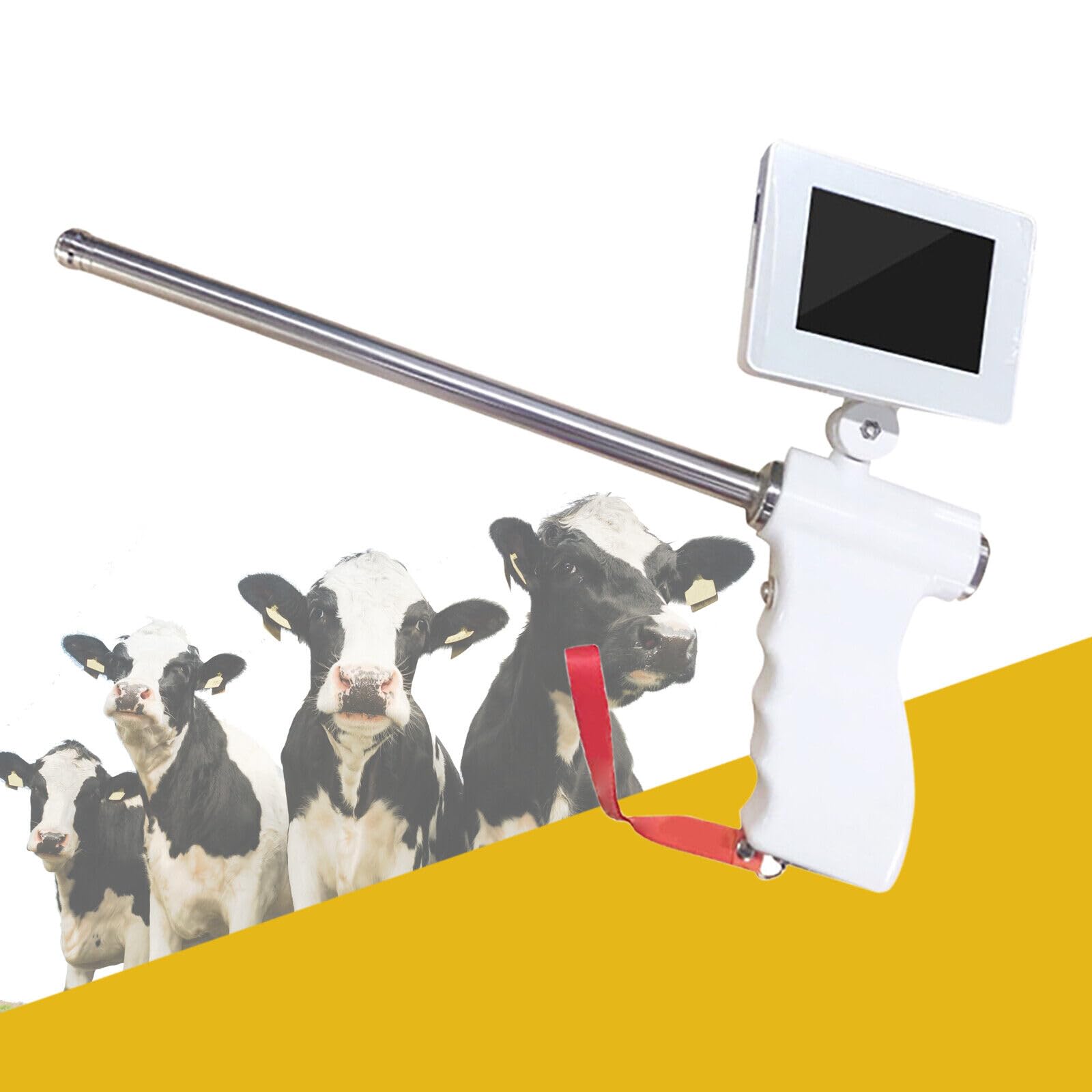 Professional Cattle Breeding AI Gun with Adjustable Screen - Artificial Insemination Tool for Cows & Bovines - Fertility Aid for Cattle Farms - Perfect for Dairy & Beef Cattle Reproduction