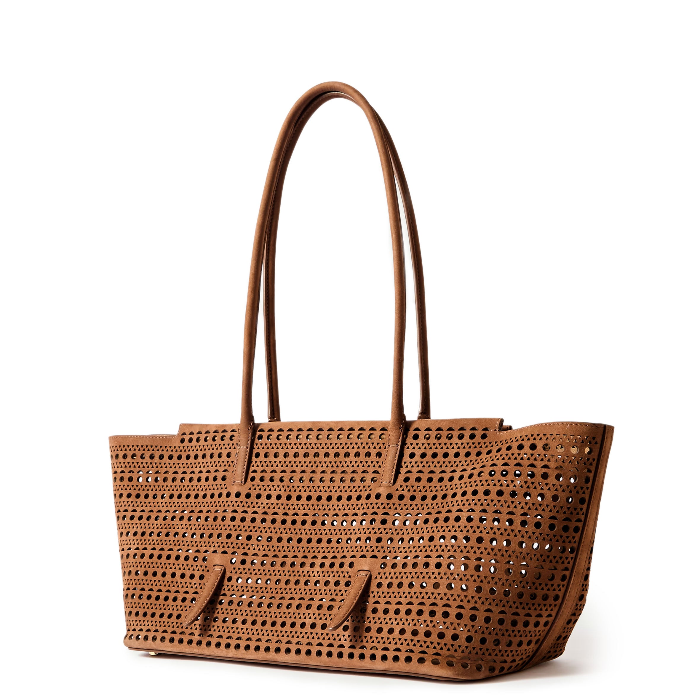 New Mina 32-inch Vienne Nubuck Leather Handbag in Terre De'Ombre - Stylish Crossbody Purse for Women, Perfect for Work, Travel & Everyday Use