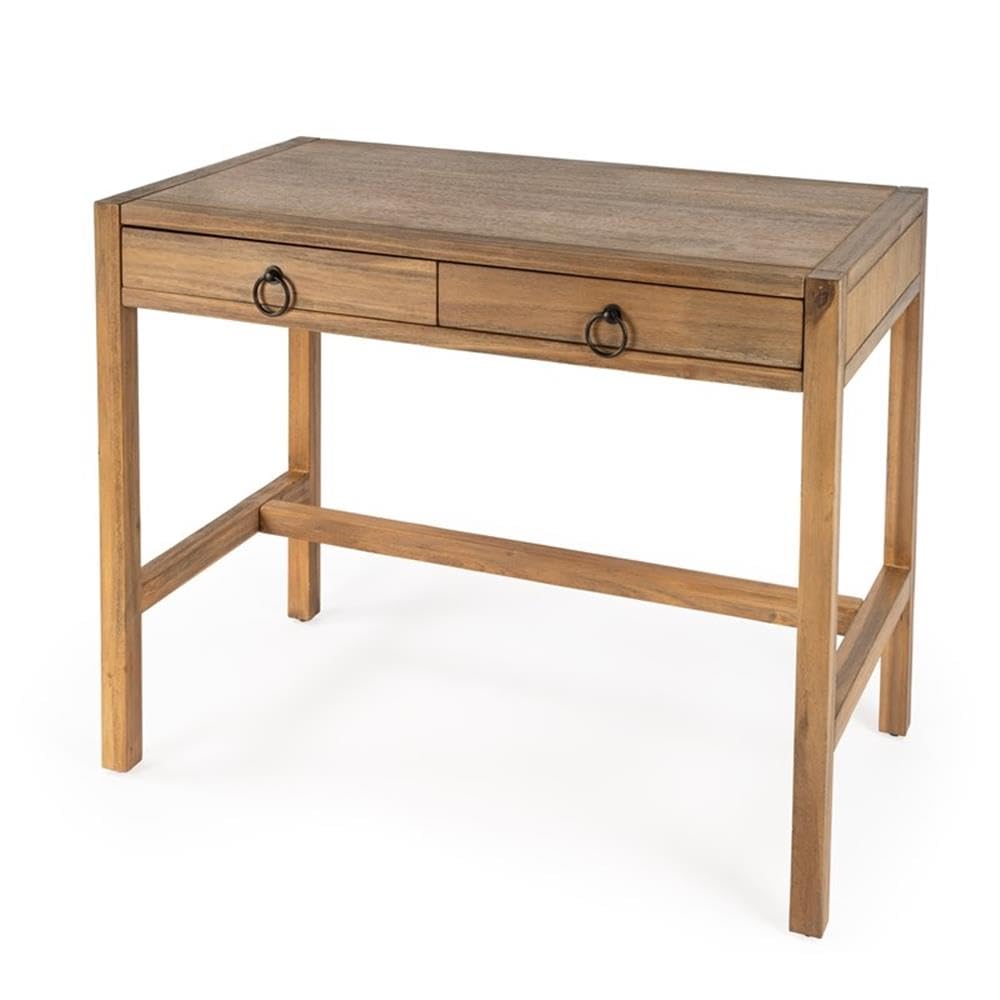 Beaumont Lane Solid Wood Writing Desk - Modern Home Office Furniture for Study & Work | Durable & Stylish Workspace Solution