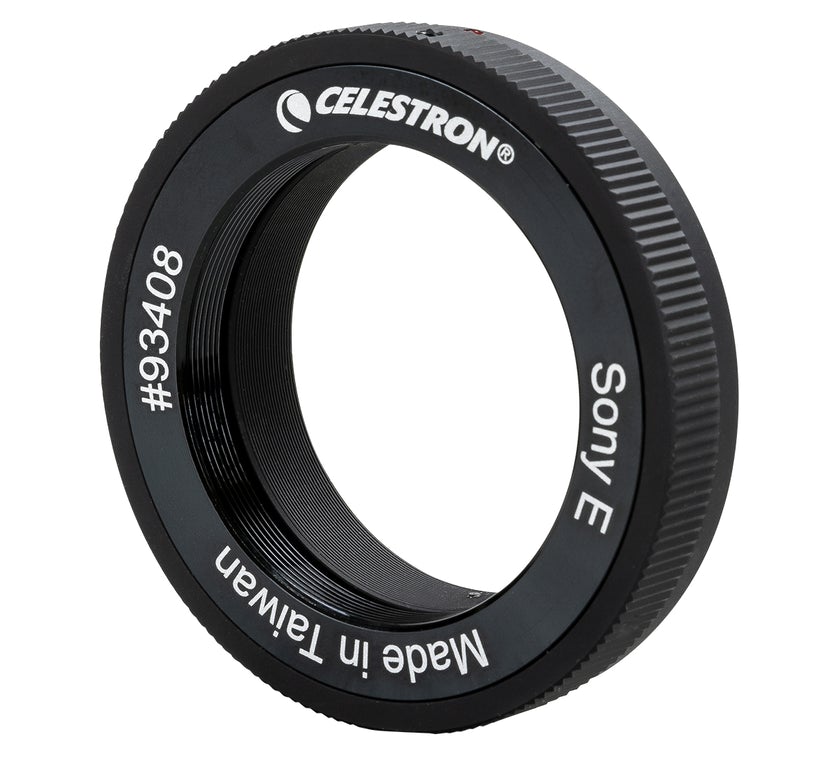 Sony E Mount T Ring Adapter 93408 - Compatible with Sony E Mount Cameras & Telescopes for Astrophotography & Astronomy