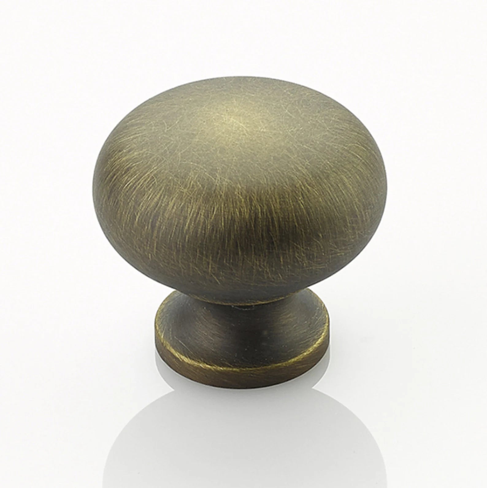 Vintage Satin Antique Brass Cabinet Drawer Pulls - Classic Traditional Hardware for Kitchen Cabinets, Dressers & Furniture Restoration