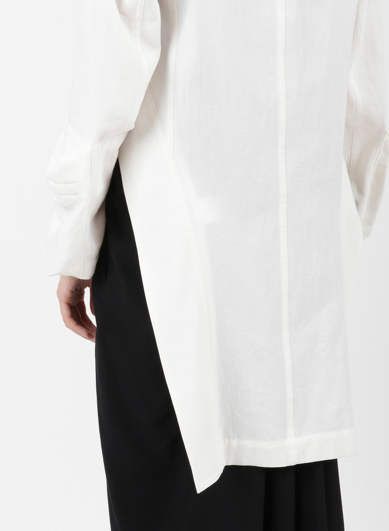 Premium Cotton Linen Gabardine Tailcoat Jacket with Pocket Sleeve - Elegant Formal Wear for Weddings, Parties & Special Occasions