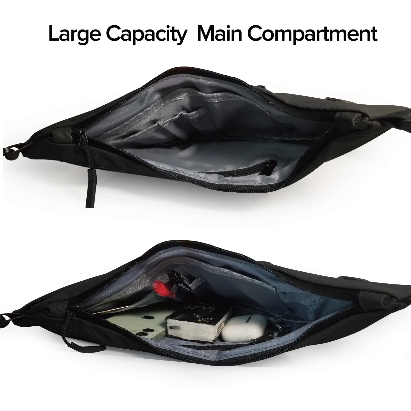 MAYMOONER Anti-Theft Sling Bag for Men & Women - Lightweight Chest Backpack for Hiking, Biking & Travel