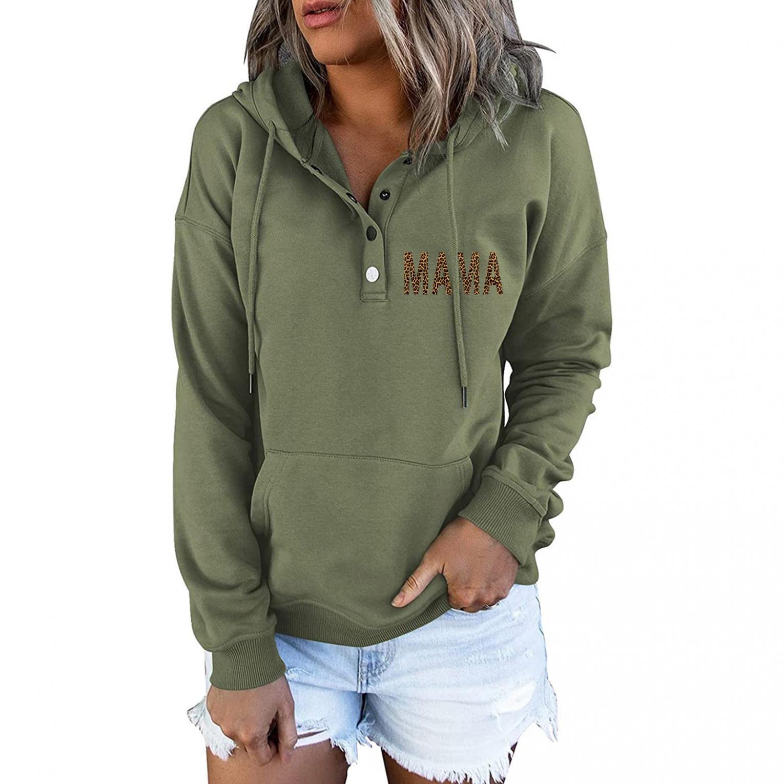 Women's Fall Hoodies - Jack-O-Lantern Pumpkin Patchwork Funnel Neck Sweatshirt | Cozy Halloween Pullover for Autumn Outfits & Pumpkin Patch Visits