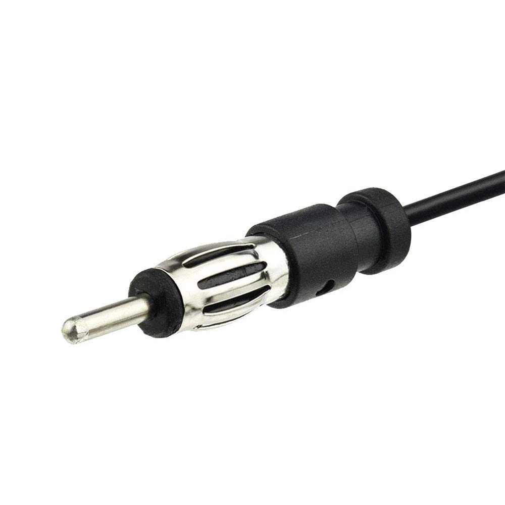 Bingfu 3ft Car Antenna Extension Cable - FM AM Radio Coaxial Cable with DIN Plug for Vehicle Stereo, Truck Head Unit & CD Player | Improve Signal Reception for Road Trips & Daily Commutes