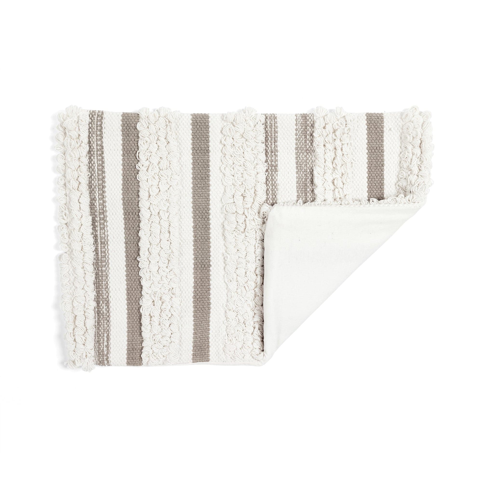 Bria Stripe Decorative Pillow Cover - Soft Cotton Cushion Case for Sofa, Bed & Home Decor - Perfect for Living Room, Bedroom and Seasonal Home Styling