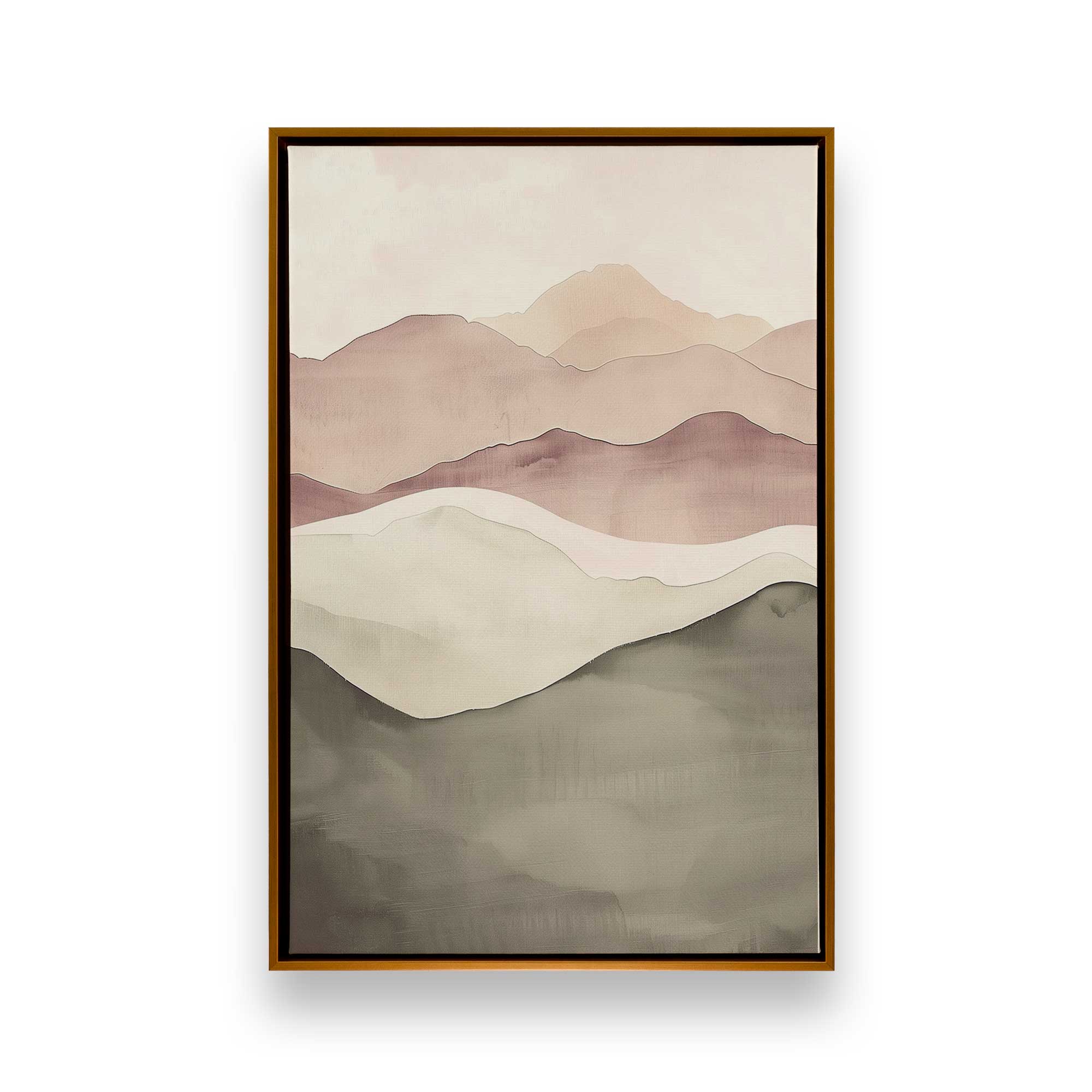 Handmade Dusky Rhodonite Canvas Print - Elegant Wall Art for Living Room, Bedroom & Office Decor