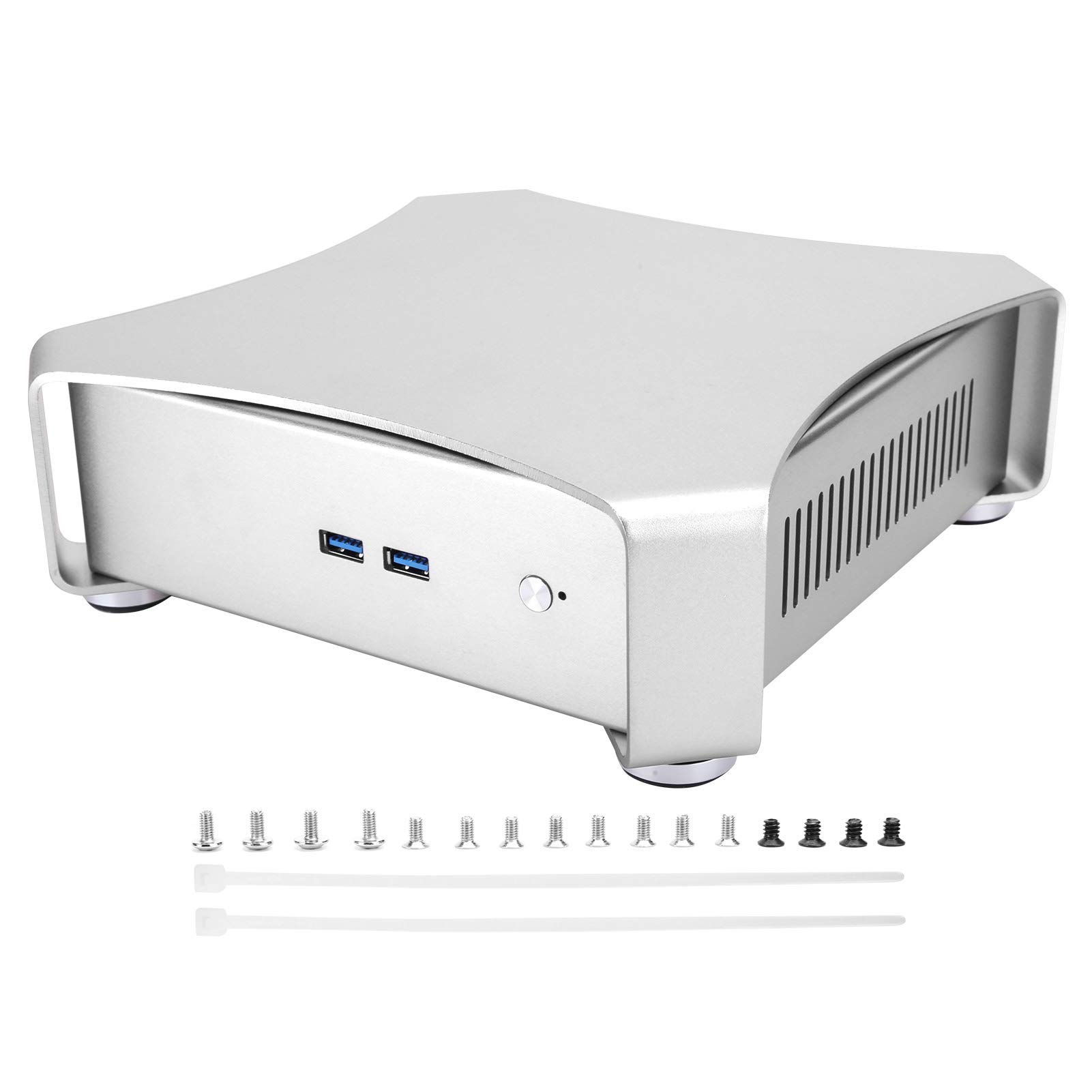 COSIPC Gaming Computer Case - Premium Silver PC Case for Gaming & Digital Signage | Durable & Comfortable Design for Hotels, Offices & Home Use