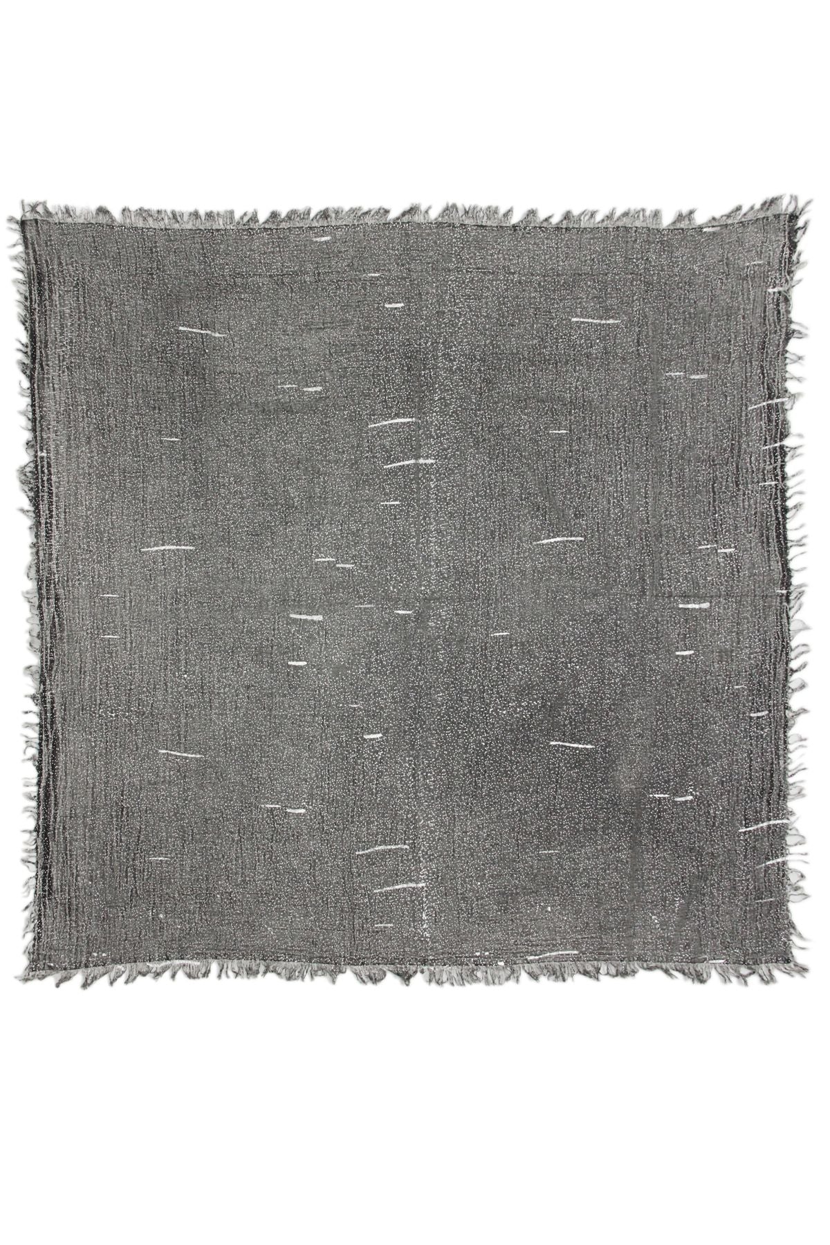 Stylish Metallic Fringe Scarf for Women - Fashionable Winter Accessory for Outdoors, Parties & Holiday Events