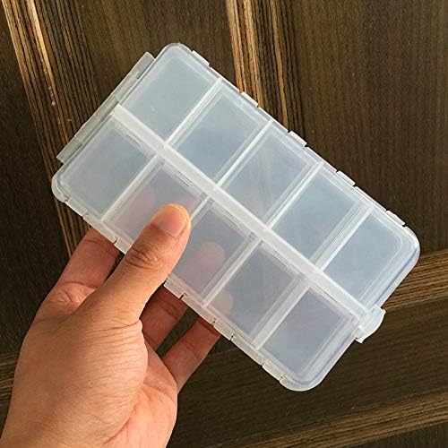 OriGlam Premium 20-Compartment Tackle Box - Adjustable Plastic Fishing Tackle Organizer with Utility Storage for Lures, Hooks & Gear - Perfect for Bass Fishing, Camping & Outdoor Adventures