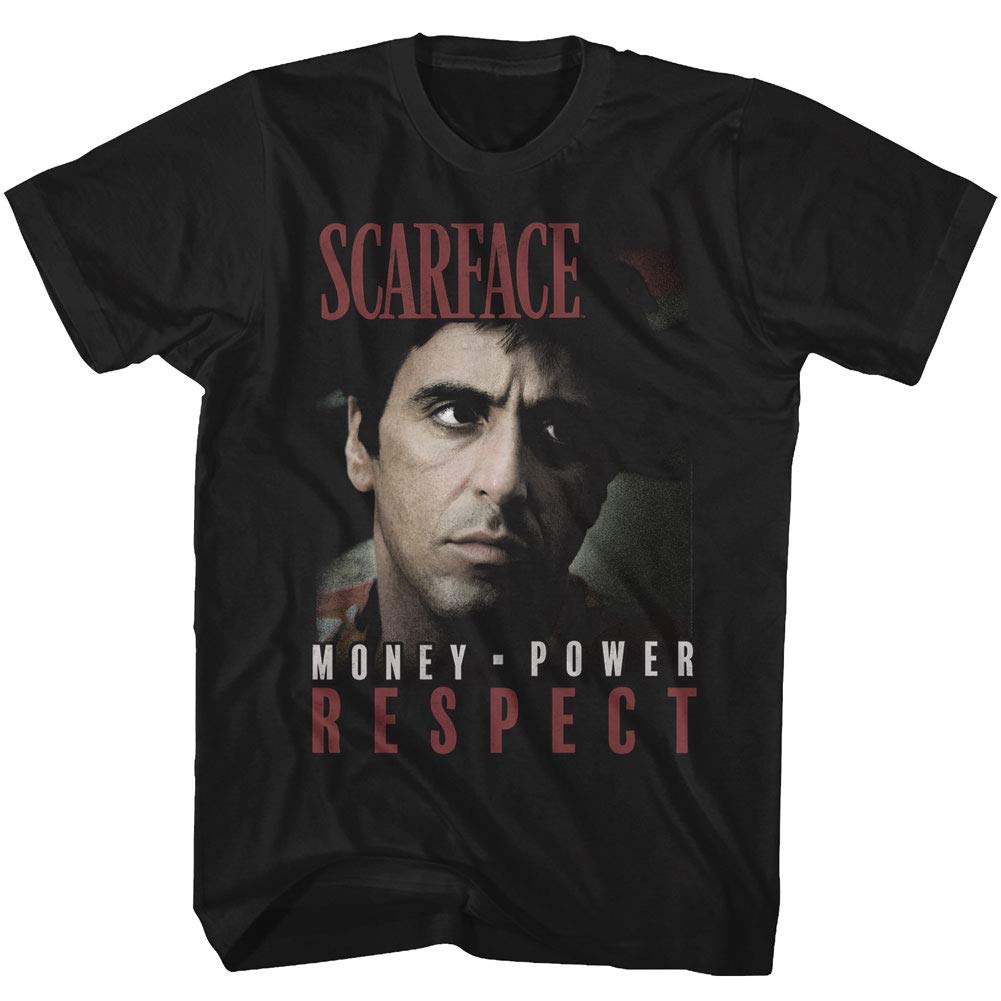 Scarface 1980s Gangster Movie T-Shirt - Al Pacino Classic Crime Film Tee - Perfect for Movie Fans, Cosplay & Retro Fashion