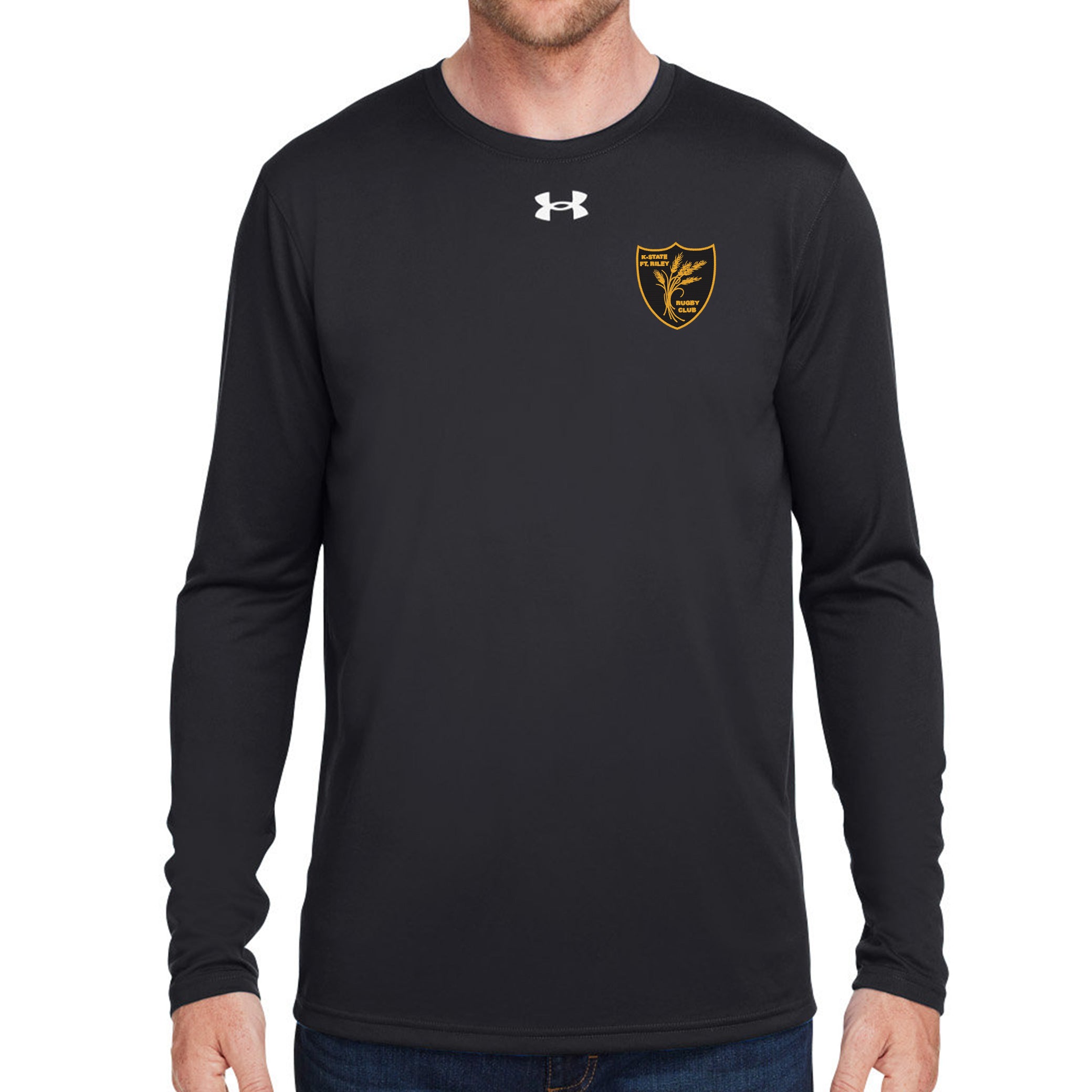 KSUFR Rugby UA Team Tech Long Sleeve T-Shirt - Moisture-Wicking Performance Shirt for Rugby Training & Outdoor Sports
