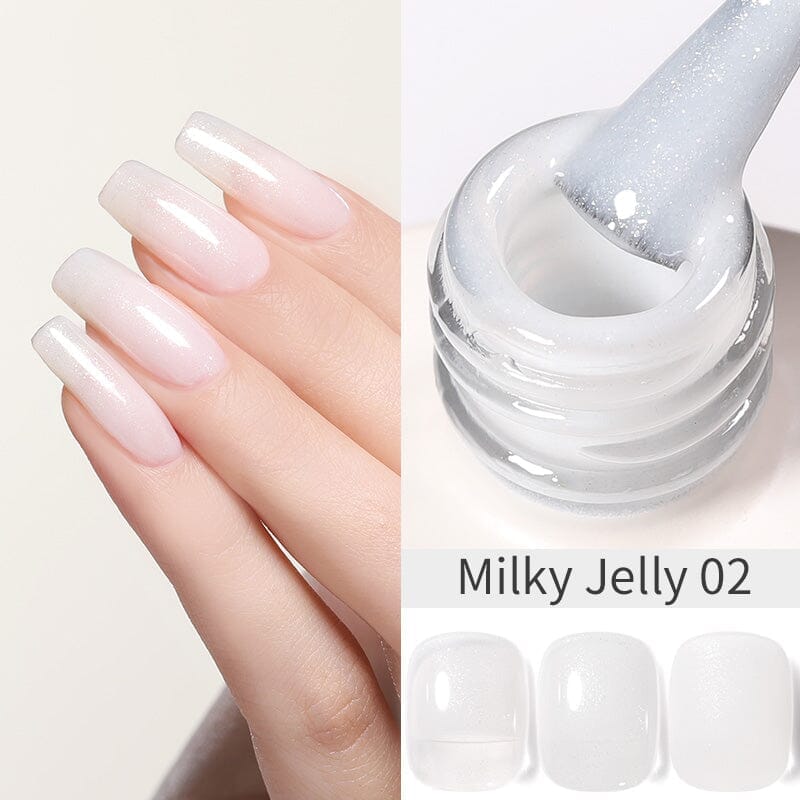 Hema-Free Jelly Gel Nail Polish - 15ml Long Lasting Soak Off UV LED Nail Art Polish for Manicure & Pedicure - Perfect for Nail Salons, Home Use & Gift Giving