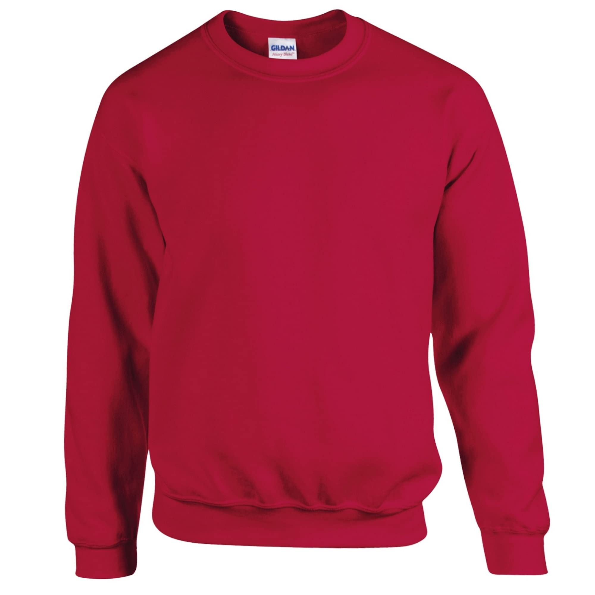 Gildan Boys Crewneck Sweatshirt 2-Pack - XS Safety Pink for School & Play
