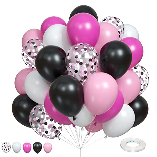Pink Black White