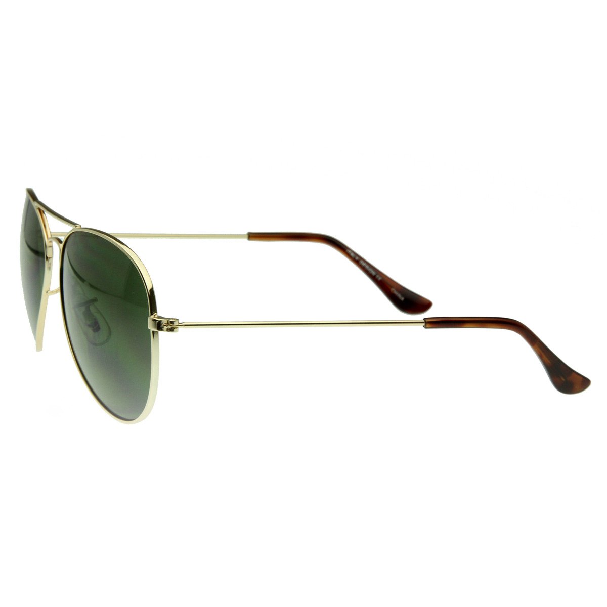 ZeroUV Mirrored Aviator Sunglasses - Silver Metal Frame UV Protection - Perfect for Driving, Beach & Outdoor Activities
