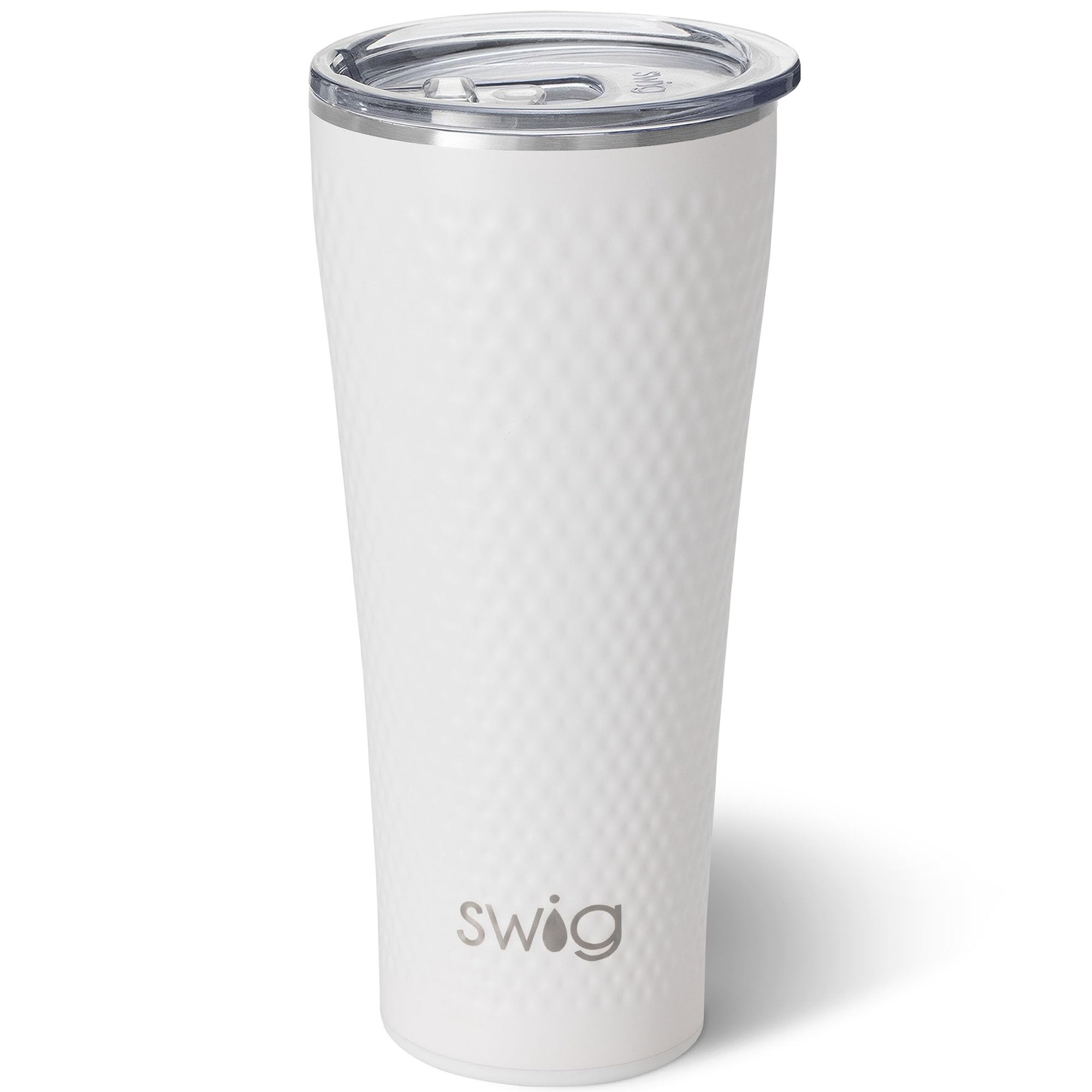 Swig Life 32oz Insulated Stainless Steel Tumbler with Lid - Leakproof Travel Coffee Mug, Cup Holder Friendly, Double Wall Vacuum Insulation for Hot & Cold Drinks - Perfect for Golf, Commuting, Office & Outdoor Activities