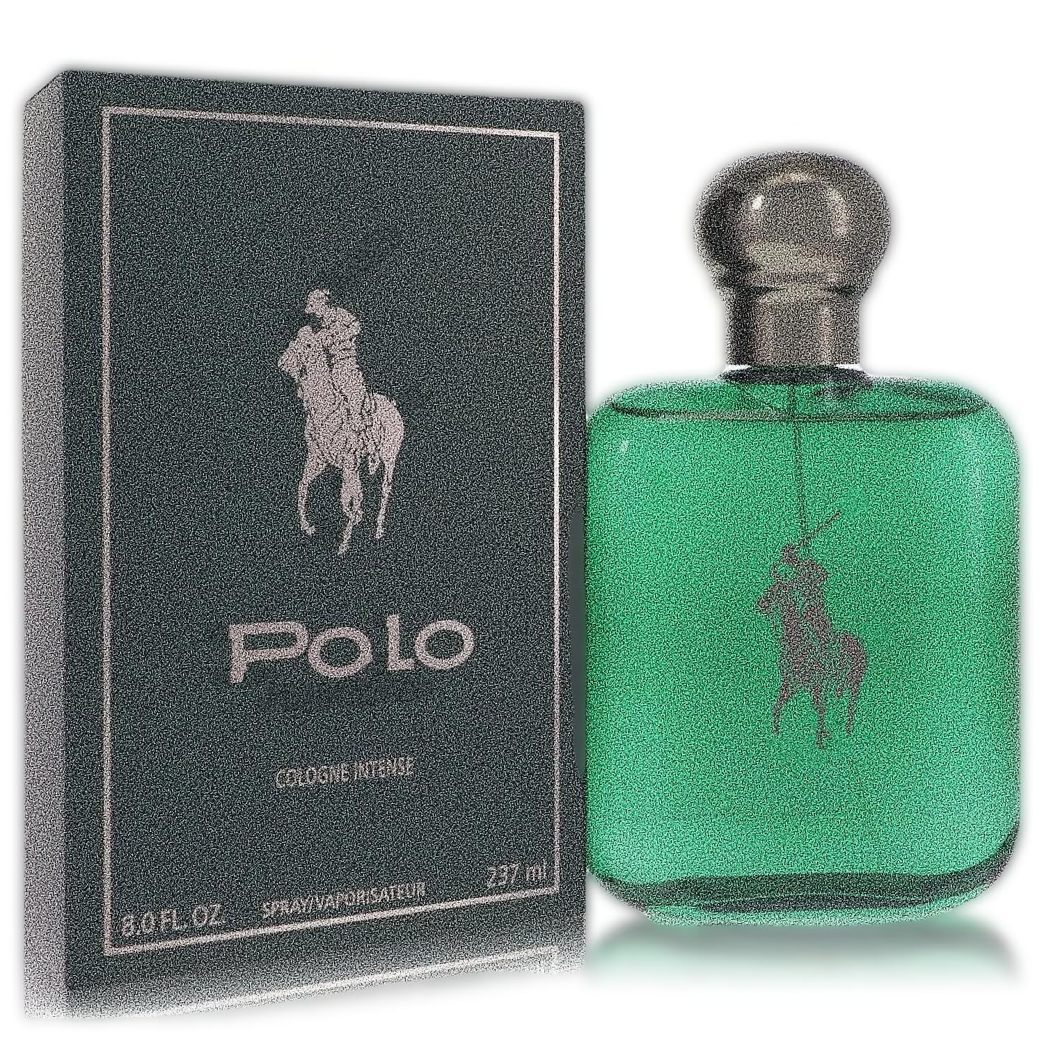 Ralph Lauren Polo Green Intense Cologne Spray for Men - 8 oz Fresh Woody Fragrance | Perfect for Daily Wear, Office & Special Occasions