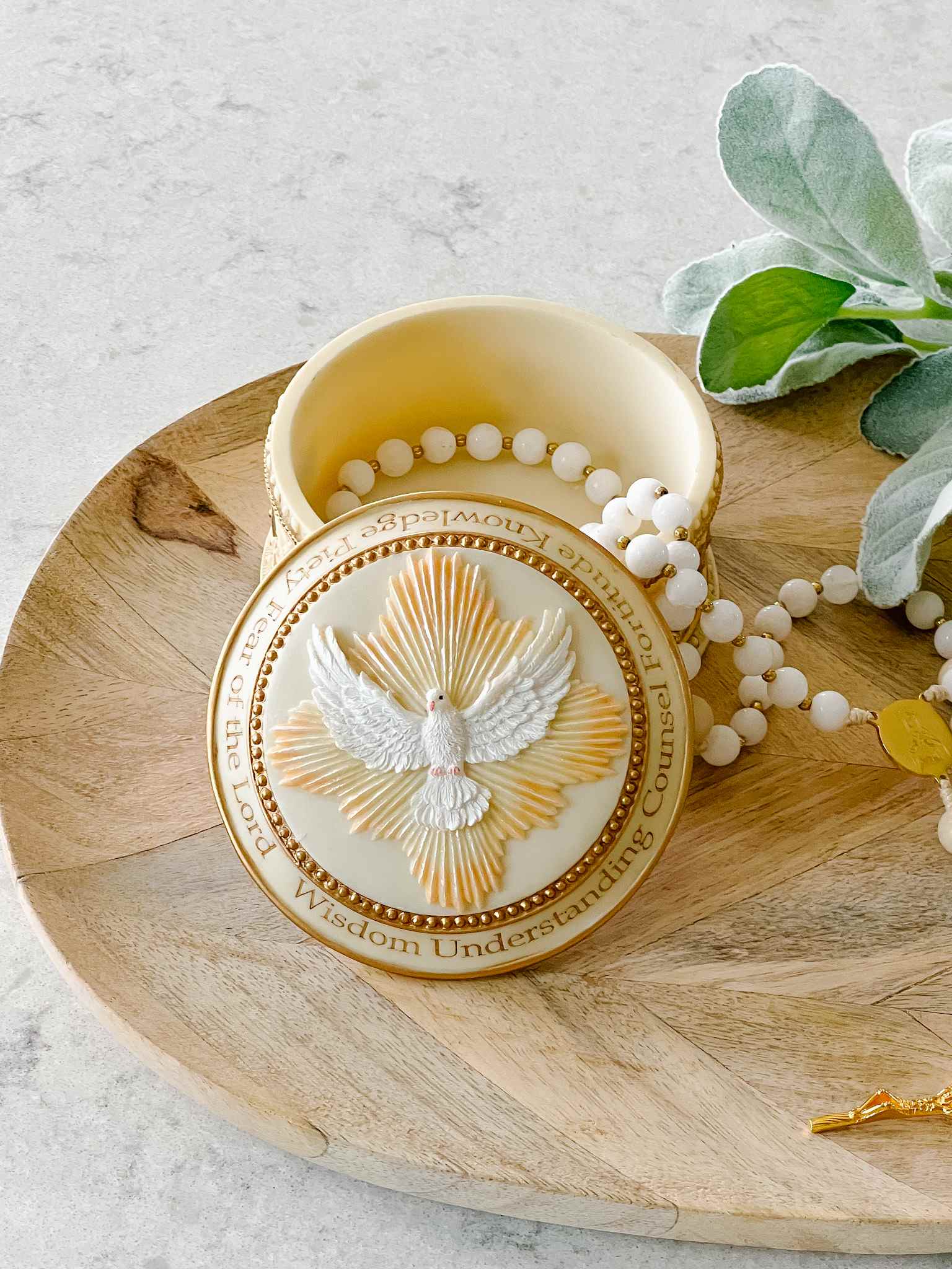 Gifts of the Holy Spirit Box - Christian Religious Gift Set for Baptism, Confirmation & Spiritual Growth - Perfect for Prayer, Worship & Faith-Based Occasions