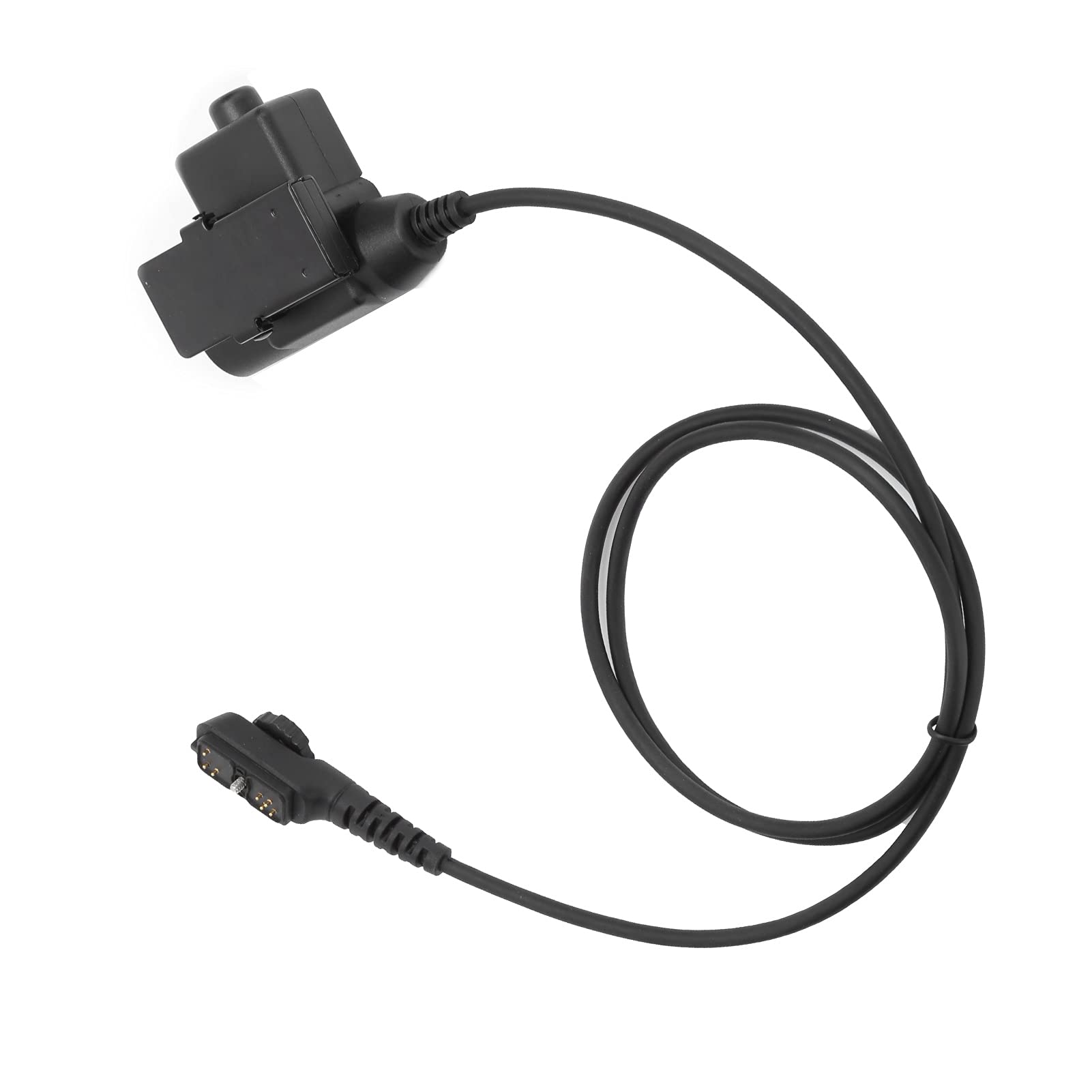 FASW U94 PTT Headset Adapter - Metal ABS Military Communication Connector for Hytera PD702 PD700 PD700G PD780 PD780G PD780GM - Perfect for Tactical Operations & Airsoft Games