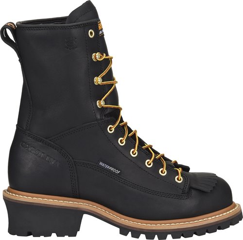 Carolina Men's Spruce Logger 8-Inch Waterproof Work Boots - Durable Steel Toe Construction for Heavy Duty Jobs & Outdoor Work