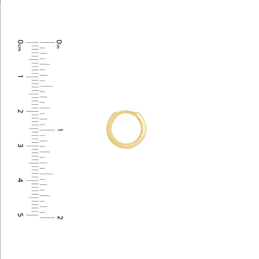 14K Gold Small Huggie Hoop Earrings for Women - Minimalist Dainty Huggie Hoops - Perfect for Everyday Wear, Work & Special Occasions