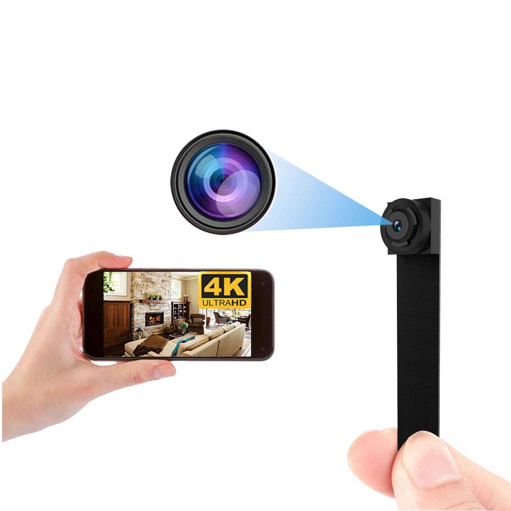 4K HD Wireless Hidden Spy Camera - DIY Mini WiFi Security Camera with Motion Detection & Remote Viewing, 32GB Memory, Compatible with Android/iOS - Perfect for Home, Office, Nanny Monitoring & Indoor Surveillance