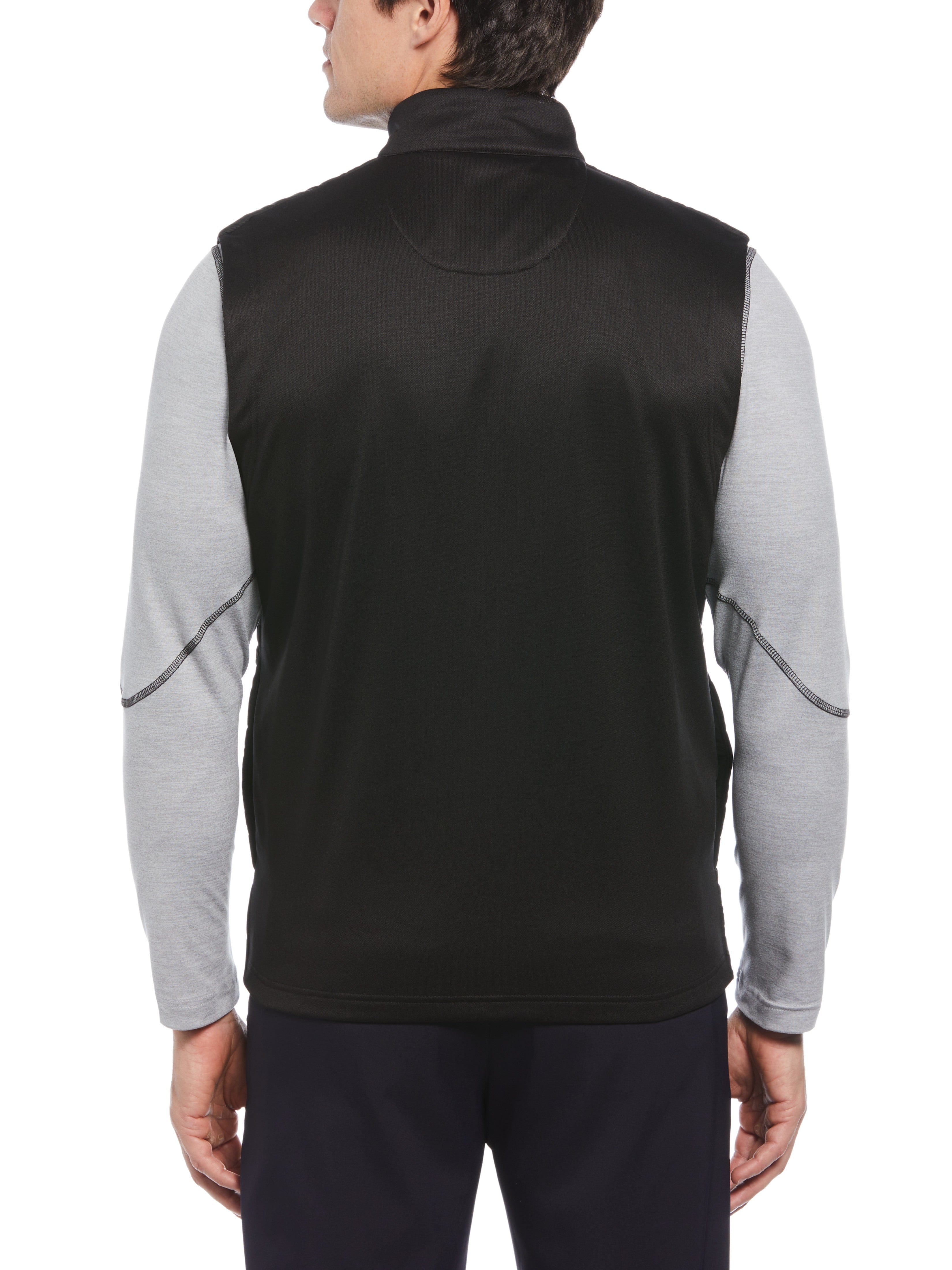 Men's Quilted Full Zip Puffer Vest for Golf, Outdoor & Casual Wear - Lightweight Warm Winter Jacket for Hiking, Running & Daily Use