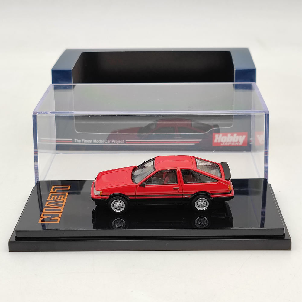 1/64 Scale Toyota Corolla Levin AE86 3-Door GT Apex 1983 Red Diecast Model Car - Limited Edition Collectible Toy for Car Enthusiasts & Hobbyists | Perfect for Display, Gifts, and Japanese Car Model Collections (HJ641037ARK)