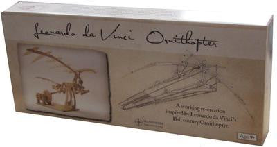Da Vinci Ornithopter Wooden Building Kit - DIY Flying Machine Model for Adults & Teens - STEM Educational Toy for Aviation Enthusiasts - Perfect for Home Decoration, Science Projects & Gift Giving