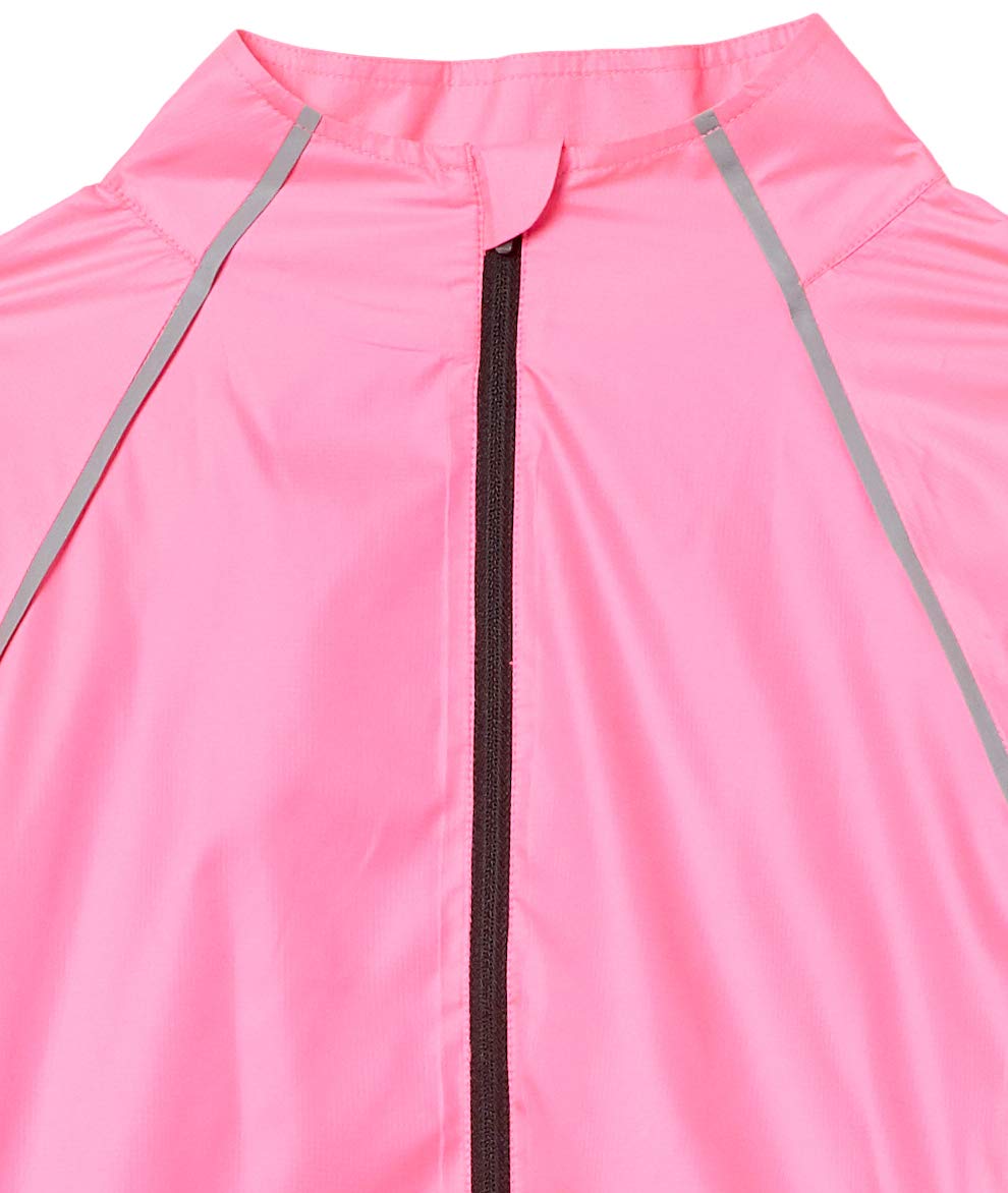 Amazon Essentials Women's Lightweight Waterproof Cycling Jacket with Full-Zip - Breathable Windproof Running & Biking Jacket for Outdoor Sports & Commuting