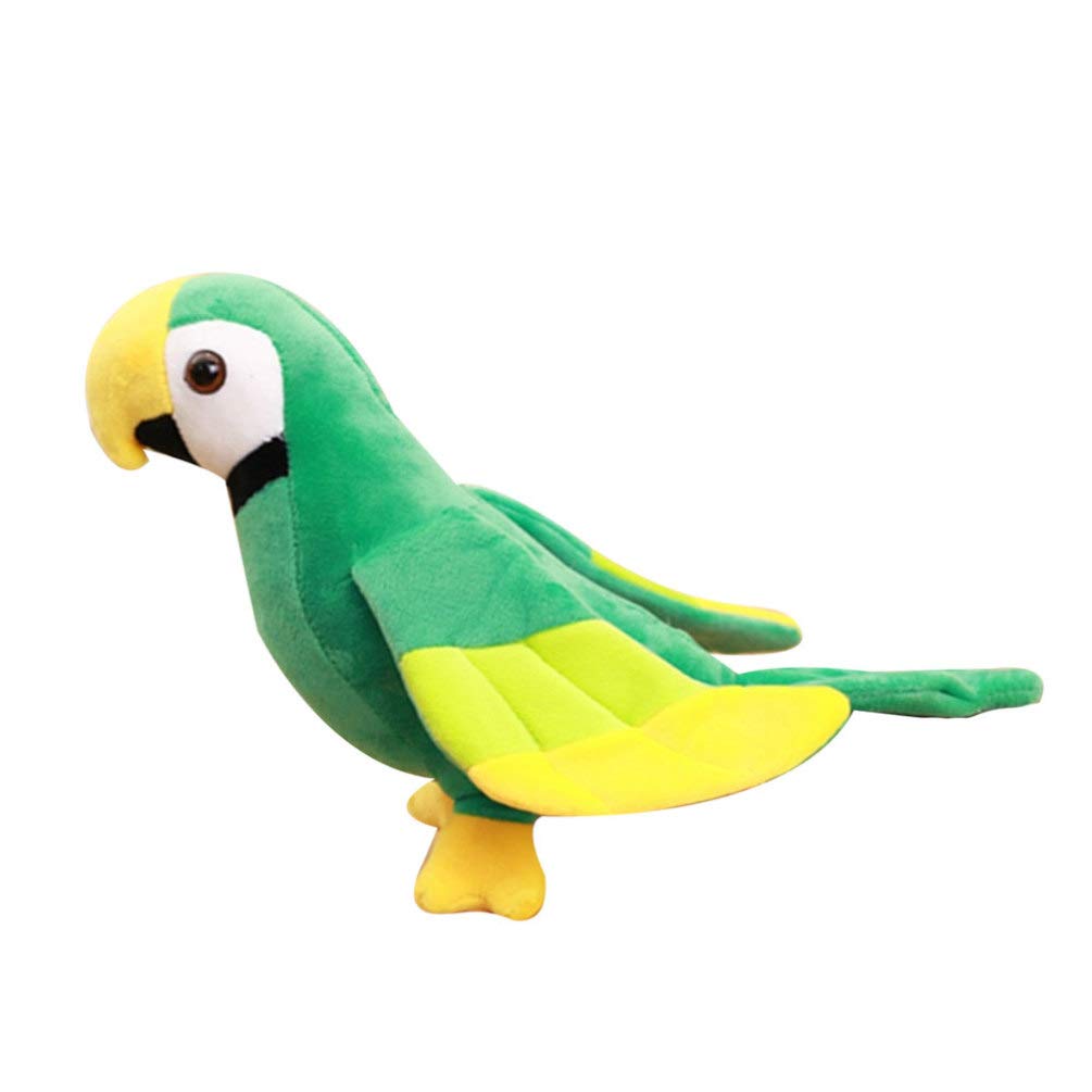 Kisangel Green Stuffed Parrot Plush Toy - 10