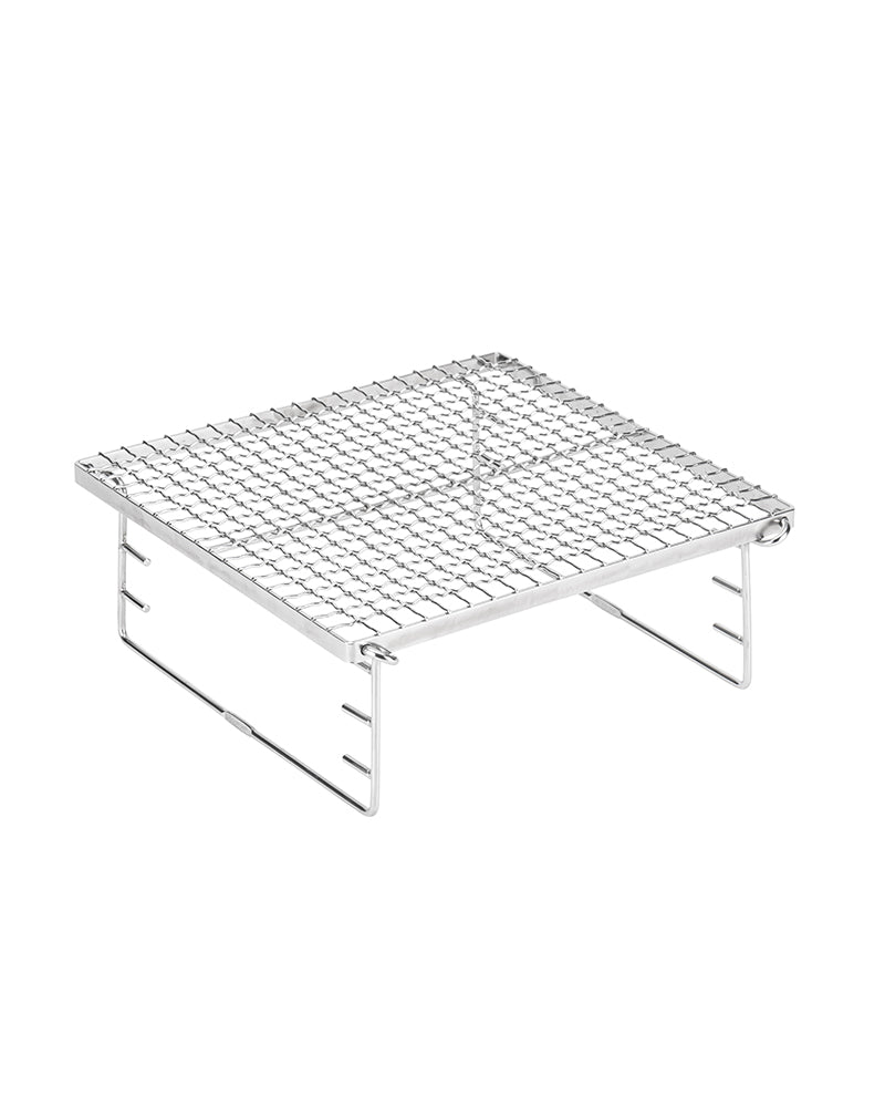 Fireplace Grill Bridge - Heavy Duty Steel Fire Pit Cooking Grate for Outdoor Camping, BBQ & Backyard Fireplace Use