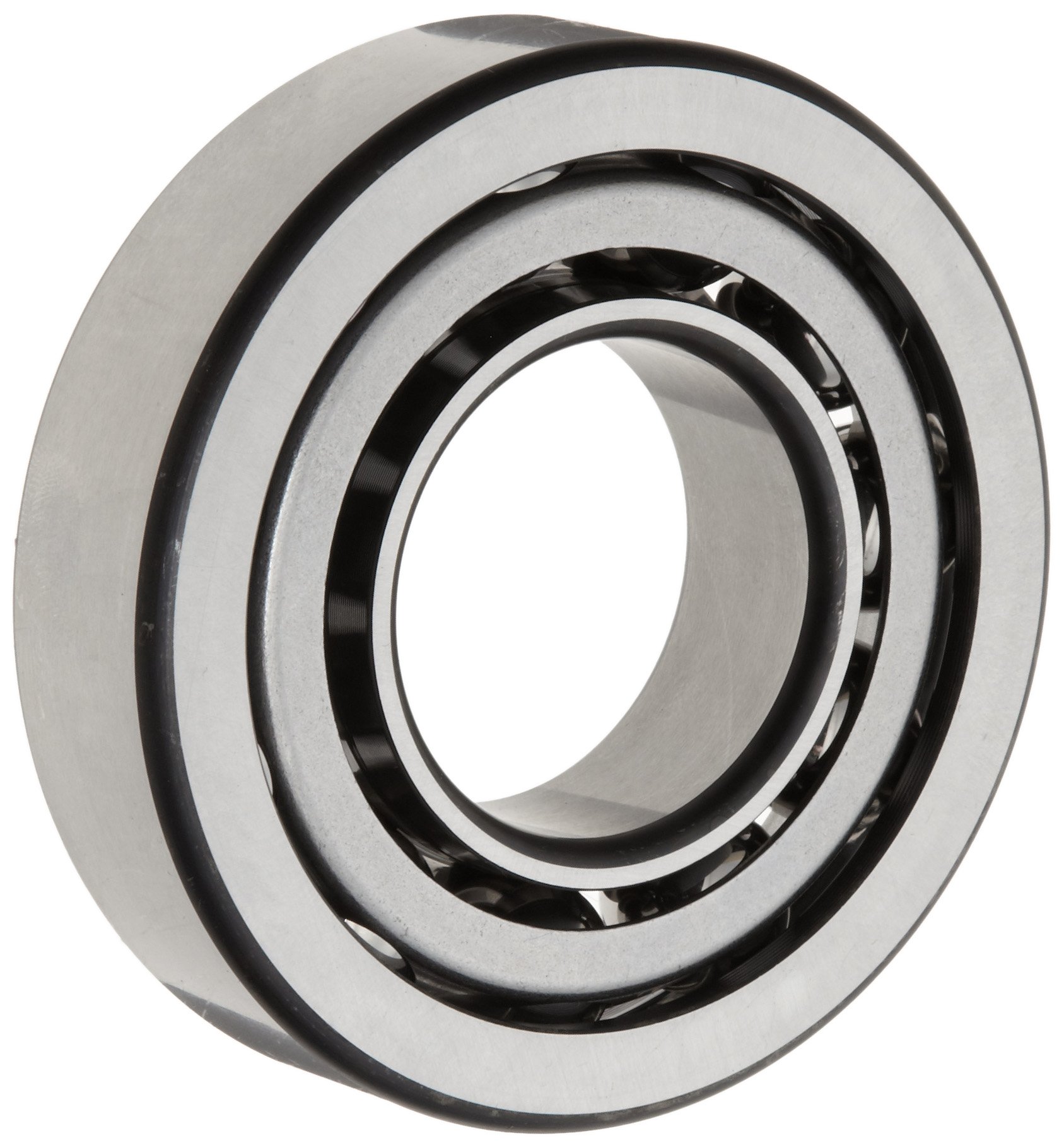 7211B-TVP Single Row Angular Contact Ball Bearing - Open Type, 40° Contact Angle, Nylon Cage, Metric Size 55x100x21mm, 7000rpm Speed Rating - Ideal for Industrial Machinery, Automotive Applications, and High-Speed Equipment
