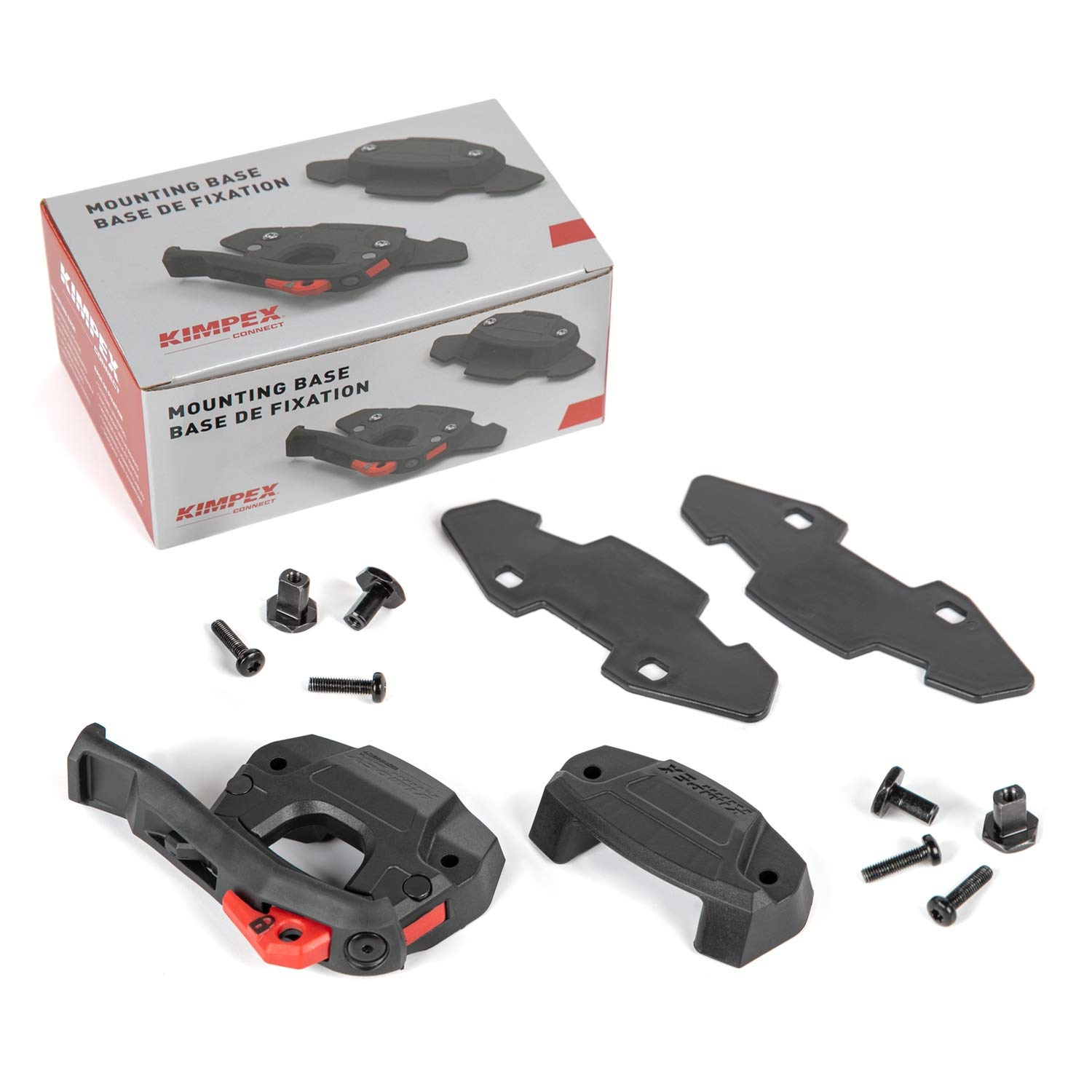 Kimpex Connect Snowmobile Accessories Mounting Bases - OEM Part # 860201806 - Perfect for Installing Hand Warmers, GPS Devices & Other Snowmobile Upgrades