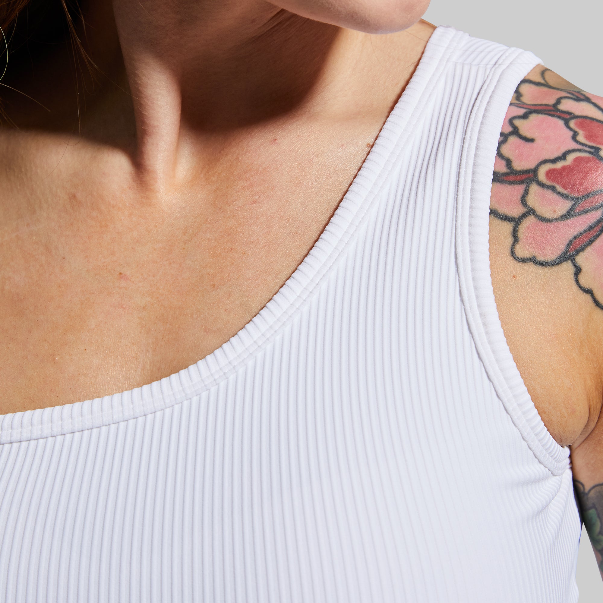 Evolve High Support Sports Bra for Women - Breathable Workout Top for Running, Yoga & Gym - White