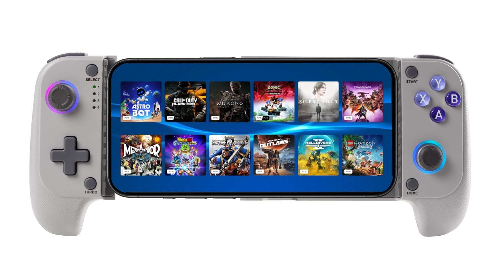 XP-lode XPlode Bluetooth Mobile Gaming Controller for iPhone & Android - Wireless RGB Gamepad with 12 Buttons - Compatible with Call of Duty, PUBG, Fortnite & Cloud Gaming - Perfect for Competitive Mobile Gaming & Esports Tournaments