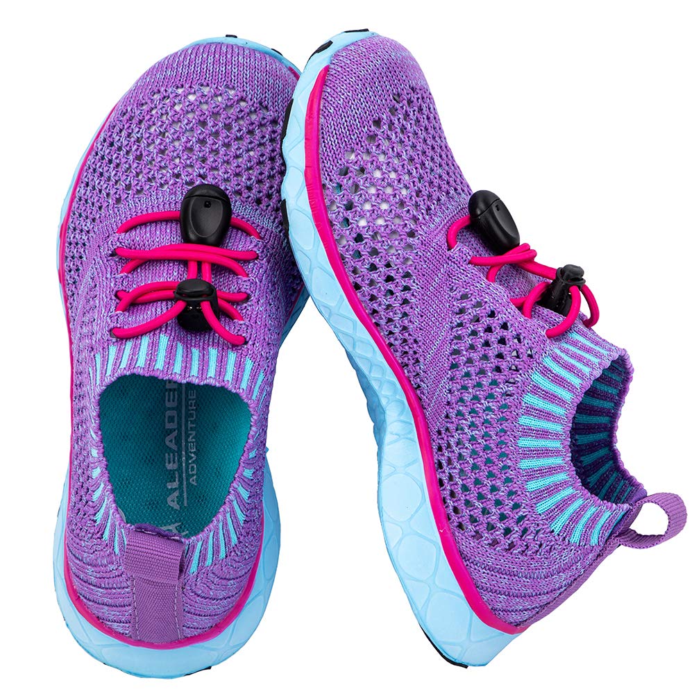 ALEADER Quick Dry Water Shoes for Kids - Slip-On Design for Toddler, Little Kid & Big Kid - Perfect for Beach, Pool, Swimming & Outdoor Activities