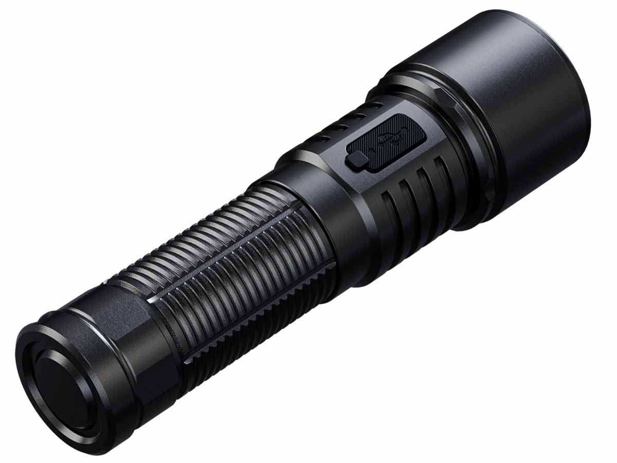 Fenix LD45R Rechargeable Flashlight - 3000 Lumens, Adjustable Beam, IP68 Waterproof - Perfect for Camping, Hiking, and Emergency Use