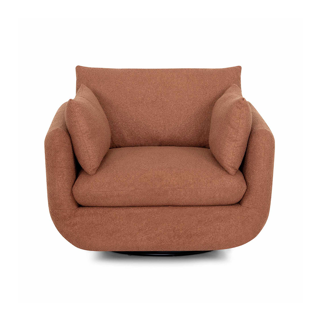 Elegant Pearl Swivel Accent Chair - Modern Velvet Upholstered Lounge Chair for Living Room, Bedroom, or Office - Perfect for Reading, Relaxing, and Home Decor