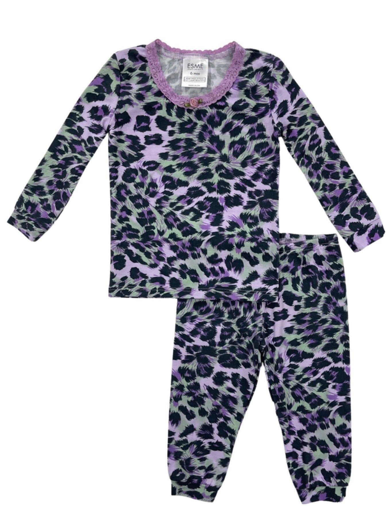 Cheetah Print Full-Length Leggings and Sports Bra Set - High Waist Yoga Pants & Supportive Workout Top for Women | Gym, Running, Fitness, Dance, Lounge Wear