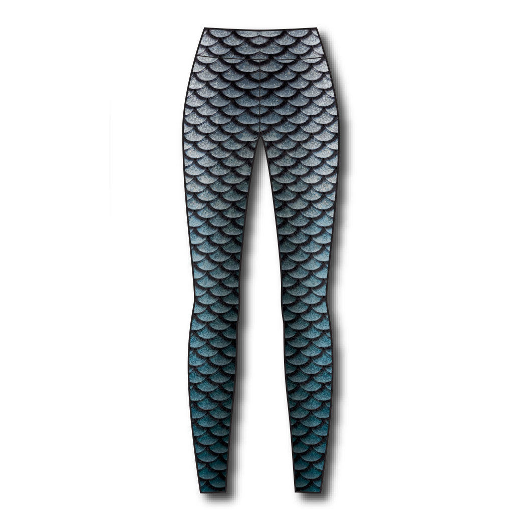 Fathom Mermaid Swim Leggings - High Waisted Swimwear for Women, Comfortable & Stylish Swim Leggings for Beach, Pool & Water Sports