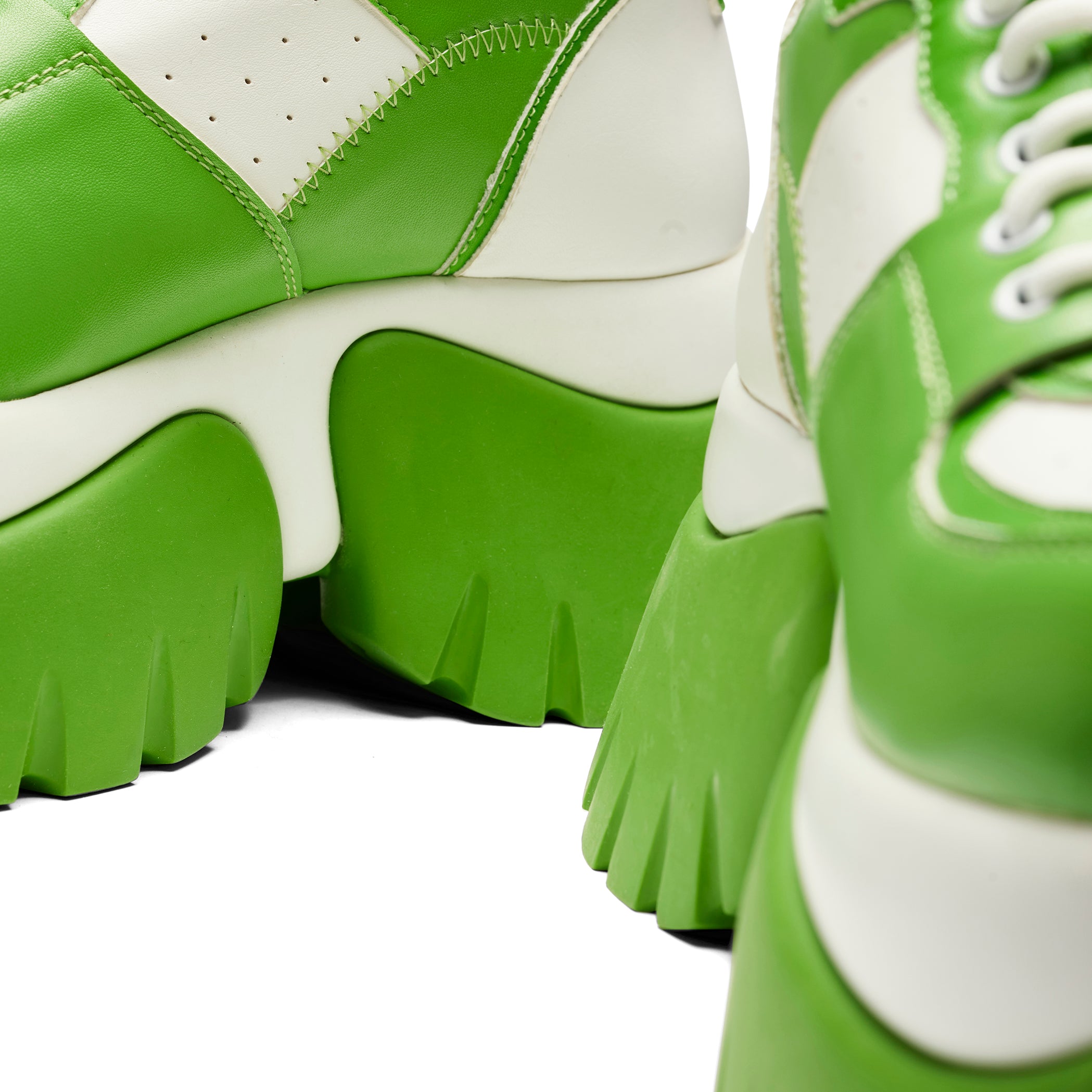 Fwoggy Woggy Chunky Sneakers - Green Comfortable Casual Shoes for Men & Women | Perfect for Walking, Running, and Everyday Wear
