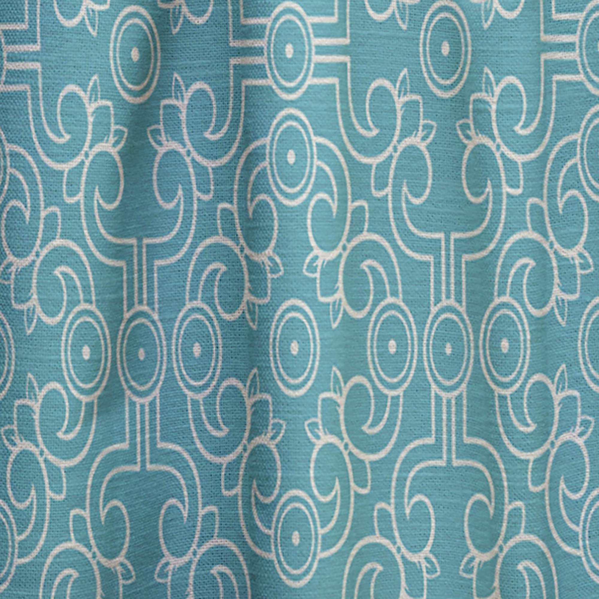 Retro Abstract Pattern Thermal Insulated Curtains - Single Panel 52x63 - Blackout Drapes for Bedroom & Living Room - Perfect for Home Decor & Light Control