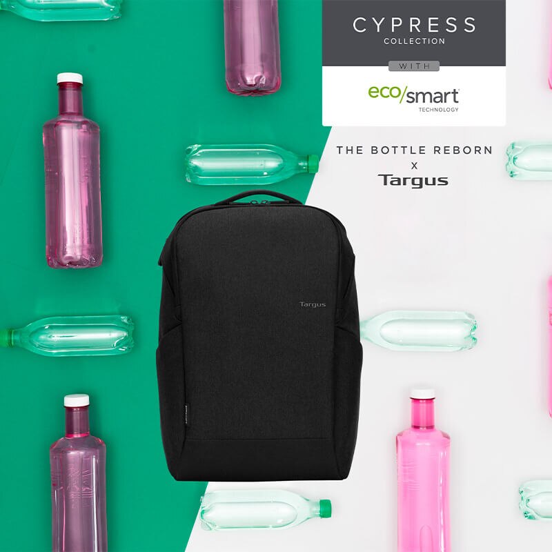 Targus Cypres EcoSmart Laptop Backpack for 15.6 Inch Notebook - Lightweight & Durable Work & Travel Bag for Business Professionals & Students
