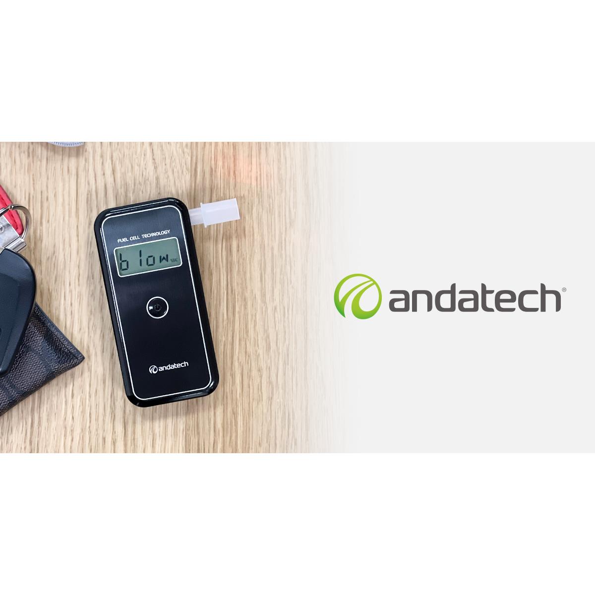 Andatech Alcosense Stealth Personal Breathalyzer - Accurate BAC Tester for Alcohol Detection, Portable Breath Alcohol Analyzer for Drivers, Workplace, and Personal Safety Use