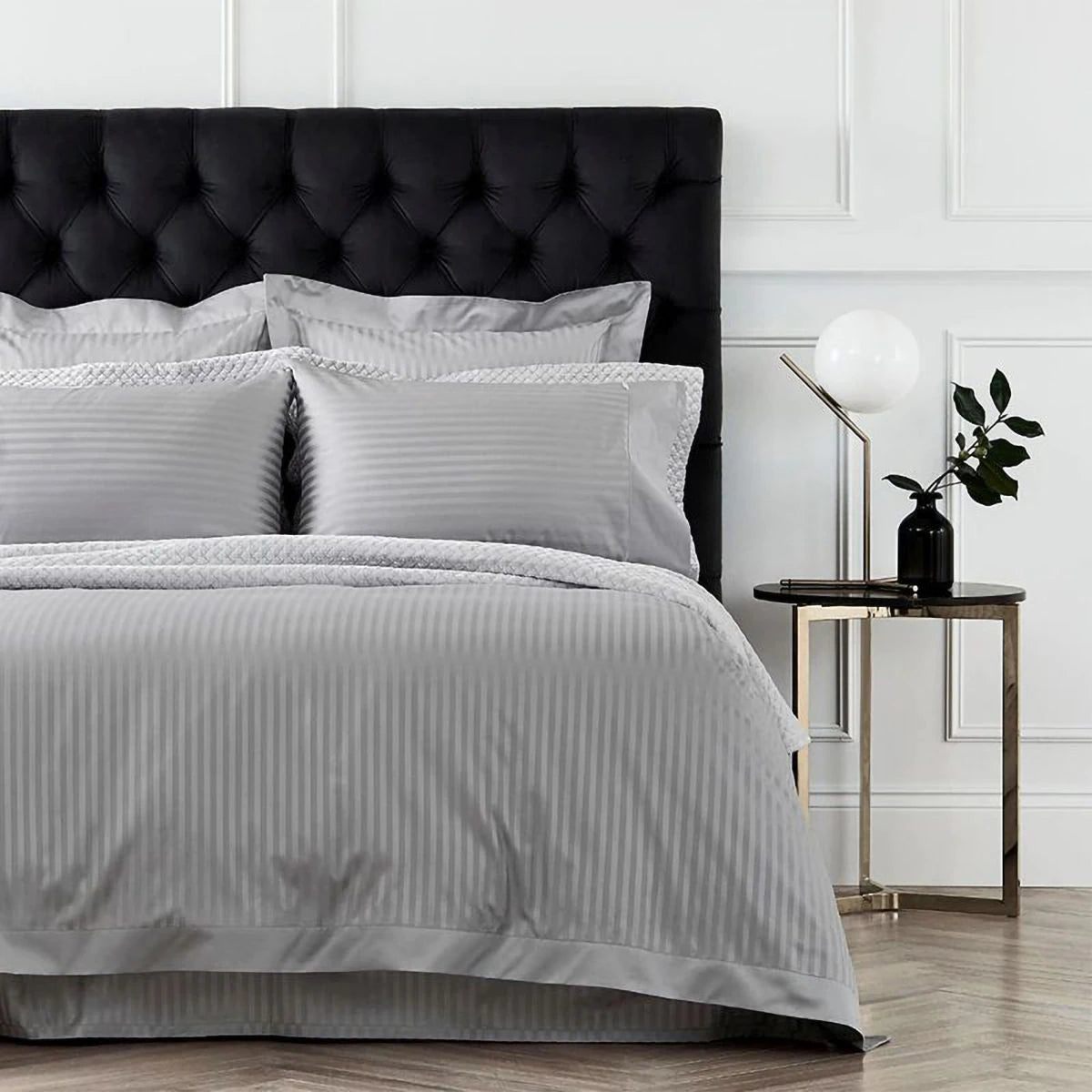 Premium 1200 Thread Count Millennia STORM Quilt Cover Set by Sheridan - Luxury Bedding for Master Bedroom & Guest Room Decor